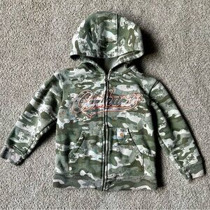 Carhartt Toddler Green Camo Hoodie